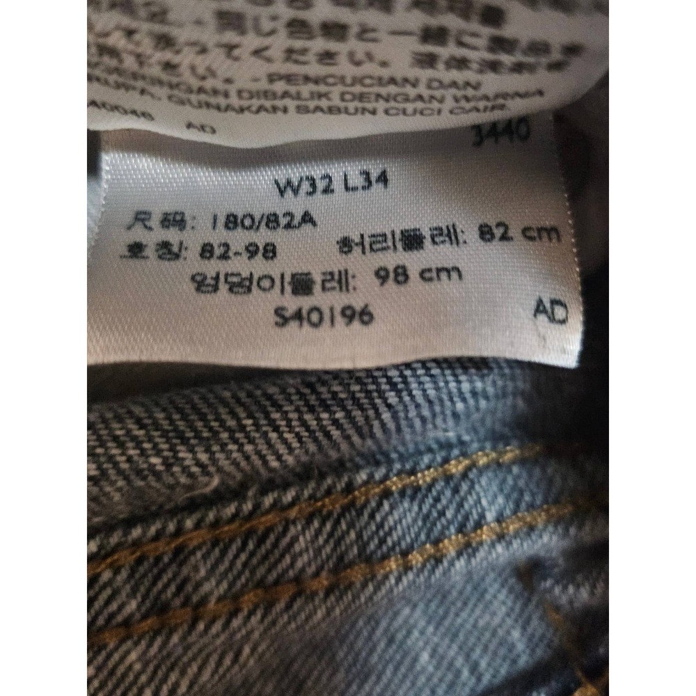 Levis 527 Slim Bootcut Jeans Mens 32x34 Dark Wash Denim Blue - Picture 3 of 11